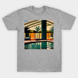 Mid Century Modern Pool T-Shirt